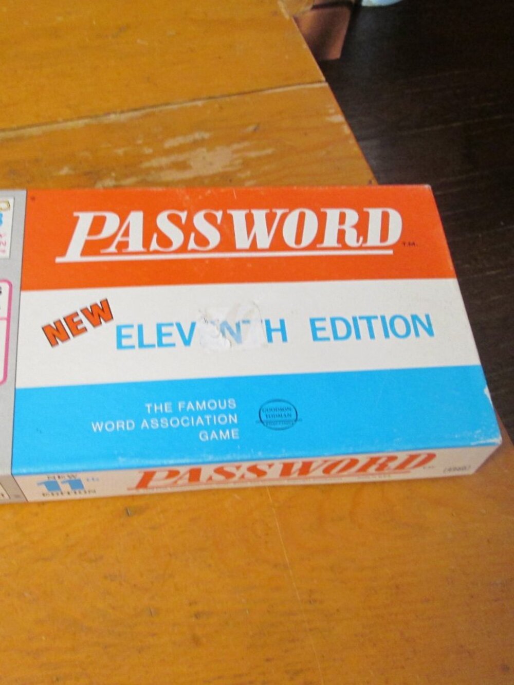 fun Password Milton Bradley All intact ed 11 1970 game